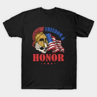 Army Freedom and Honor Veteran T-Shirt